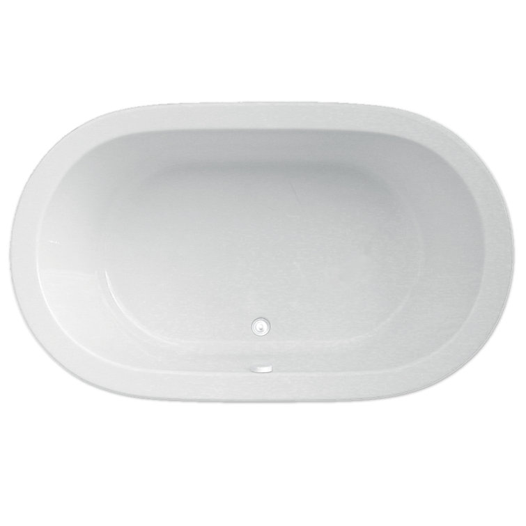 Hydro Massage Products Zen 66" x 42" Undermount Soaking Bathtub Perigold